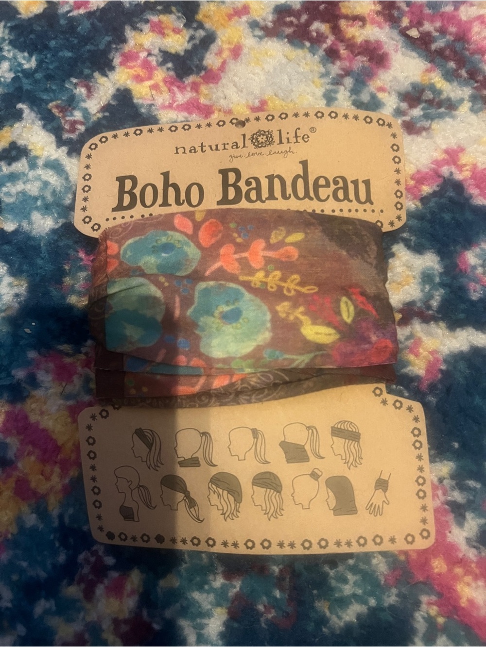 natural life Boho Bandeau - Multicolor Floral